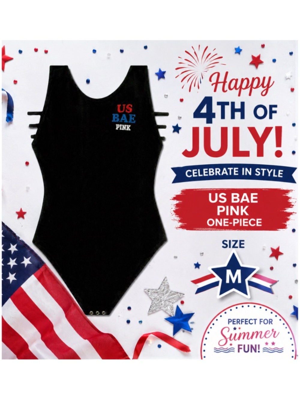 M | US Bae VS Pink Onesie